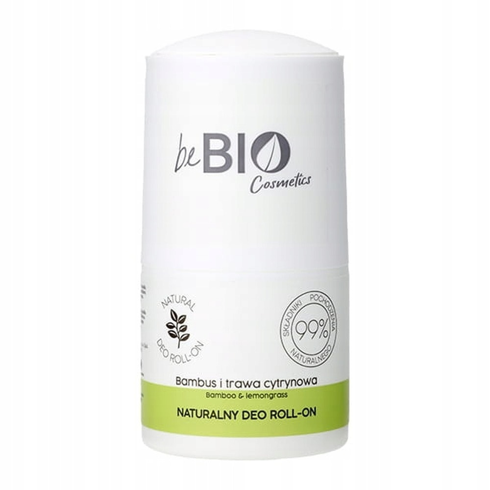 BE BIO Natural Roll-On Deodorant Bamboo and Lemongrass - freshness and protection