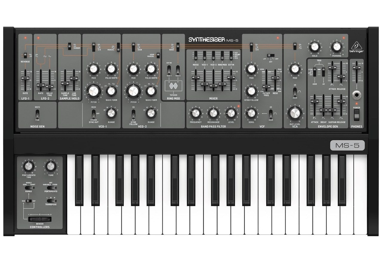 Behringer MS-5 - Analog Monophonic Synthesizer for every musician