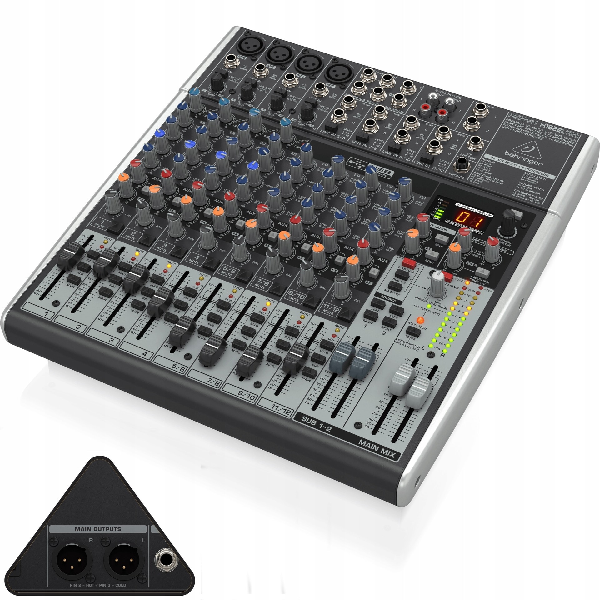 Behringer X1622USB Mikser audio