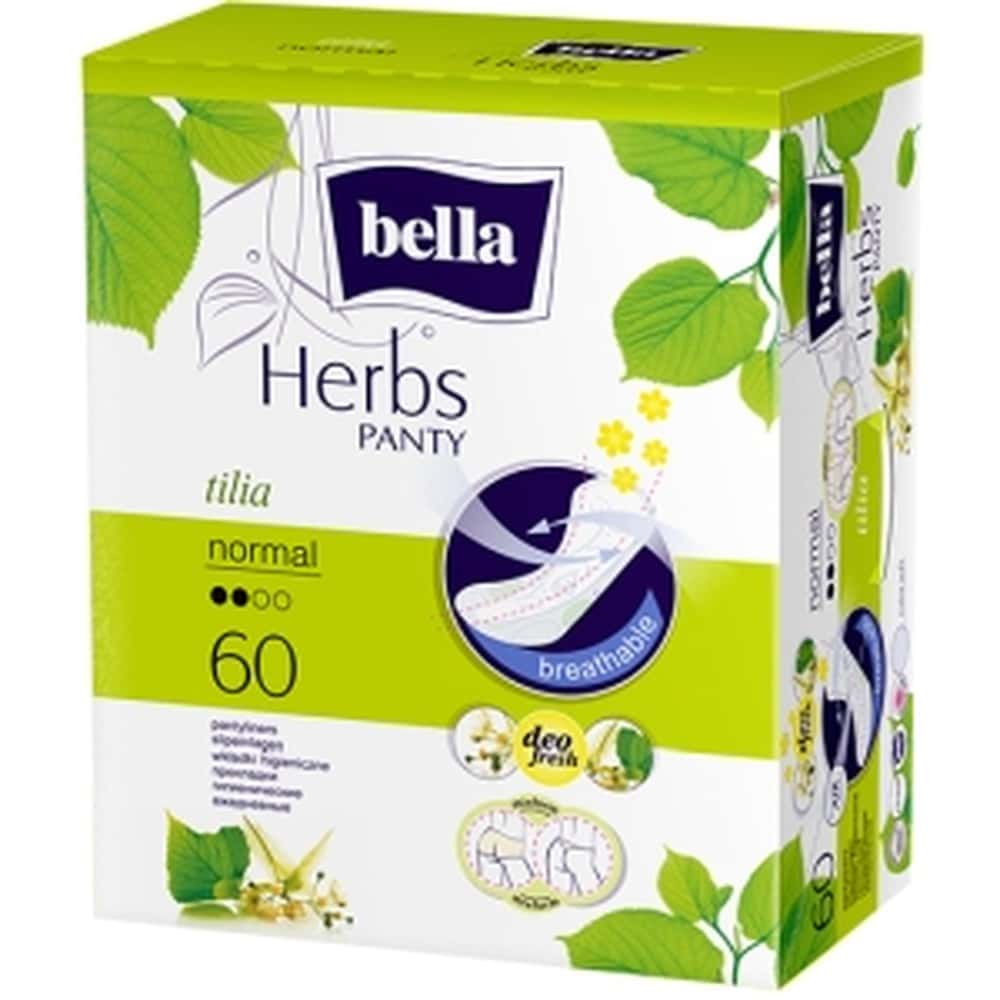 Bella Herbs Tilia - Herbal sanitary pads 60 pieces