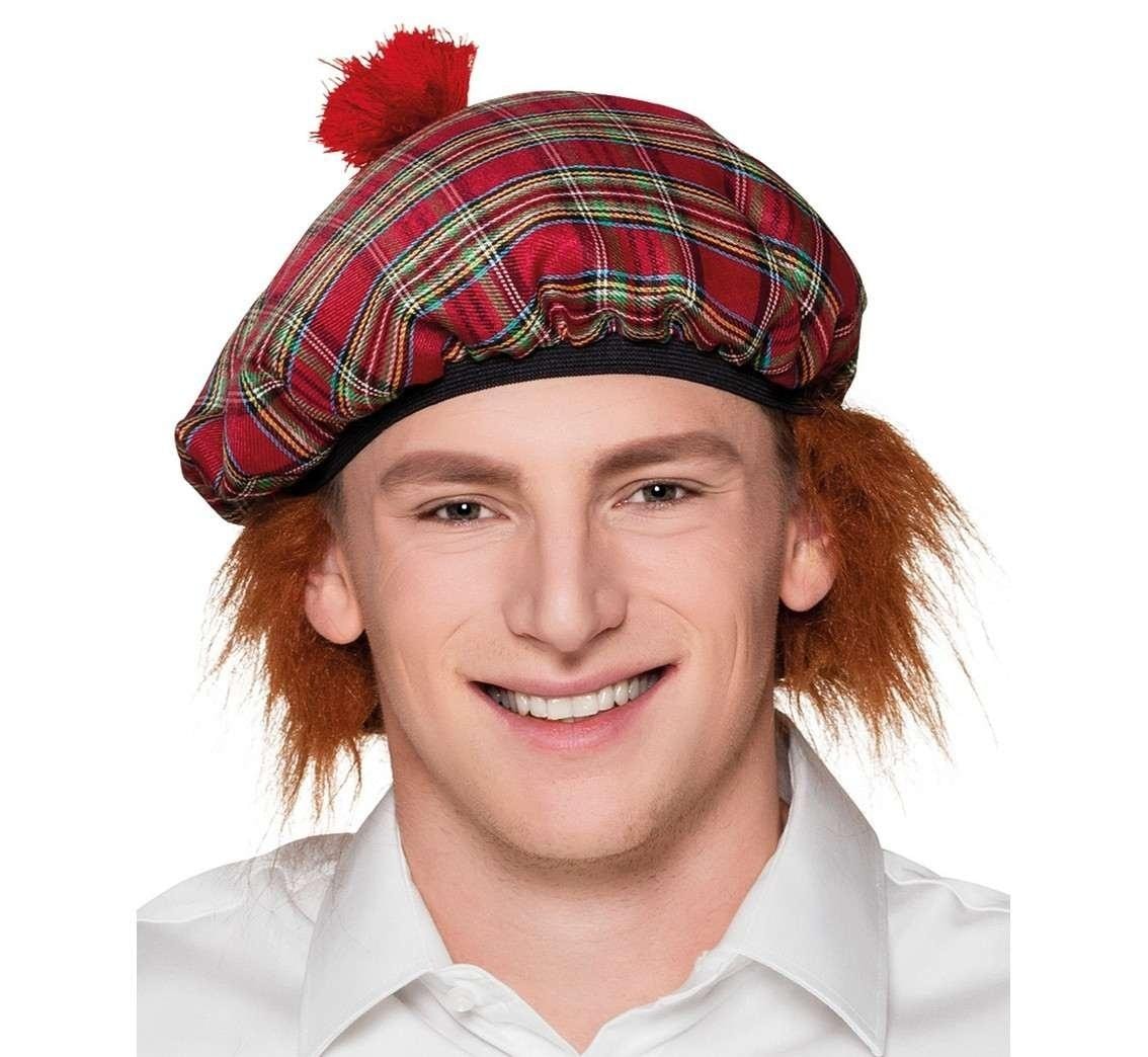Boland Scottish beret red with ginger hair - perfect for parties