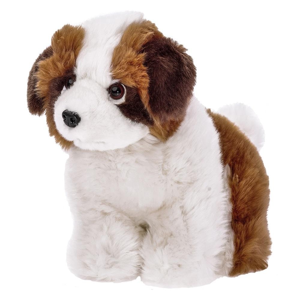 Plush Saint Bernard sitting - soft toy for children