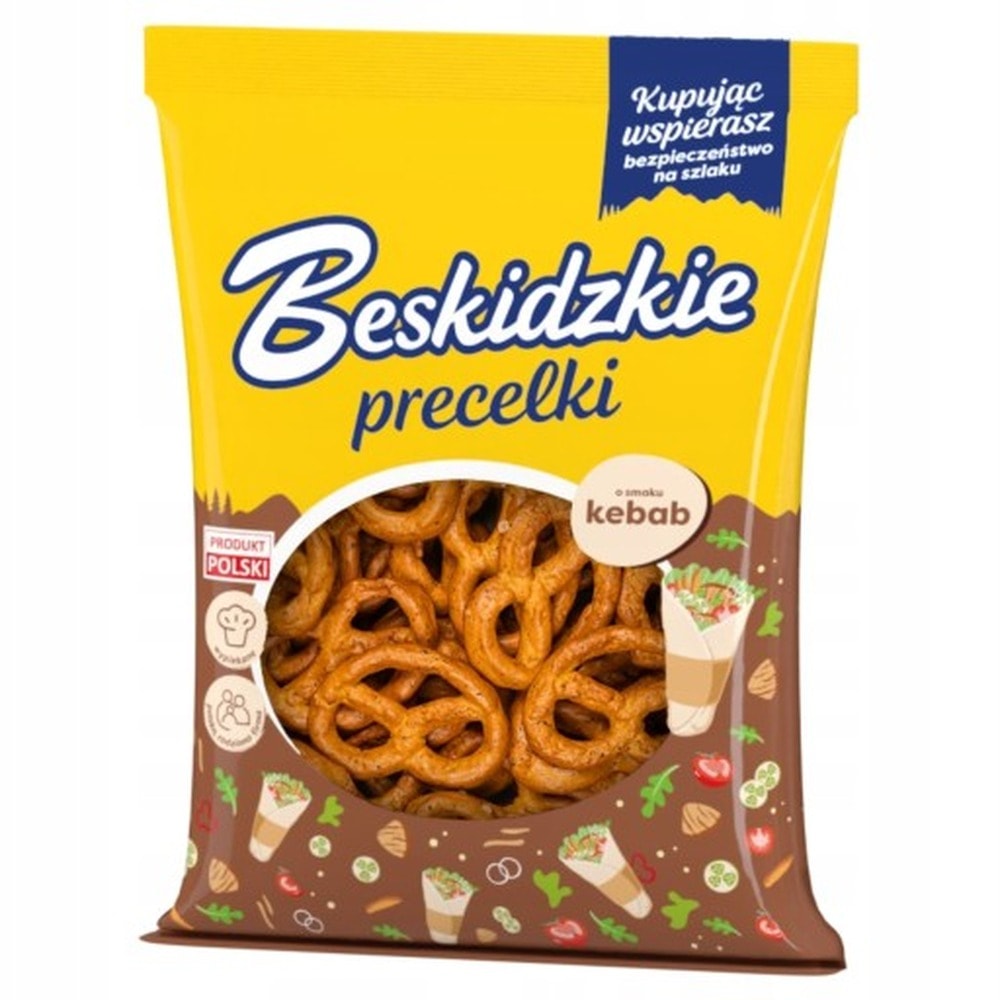 Beskidzkie Kebab Pretzels - Crispy snack with kebab flavor