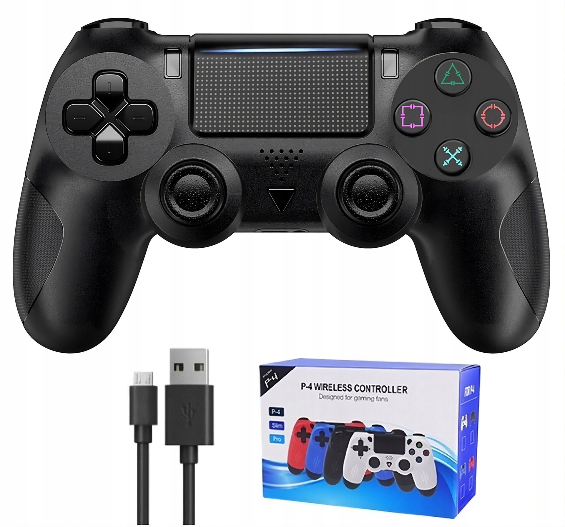 Sony DualShock 4 - Wireless Controller Black - Feel the full control!