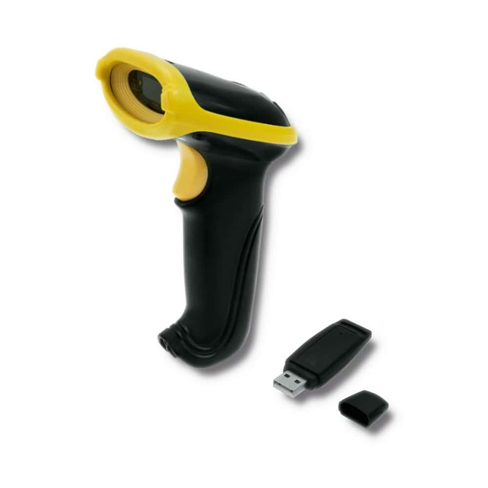Qoltec Wireless 1D Barcode Scanner 100m Range