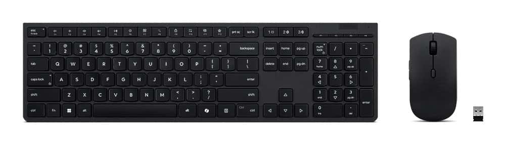 Lenovo Professional Wireless Keyboard and Mouse Set - perfect for office