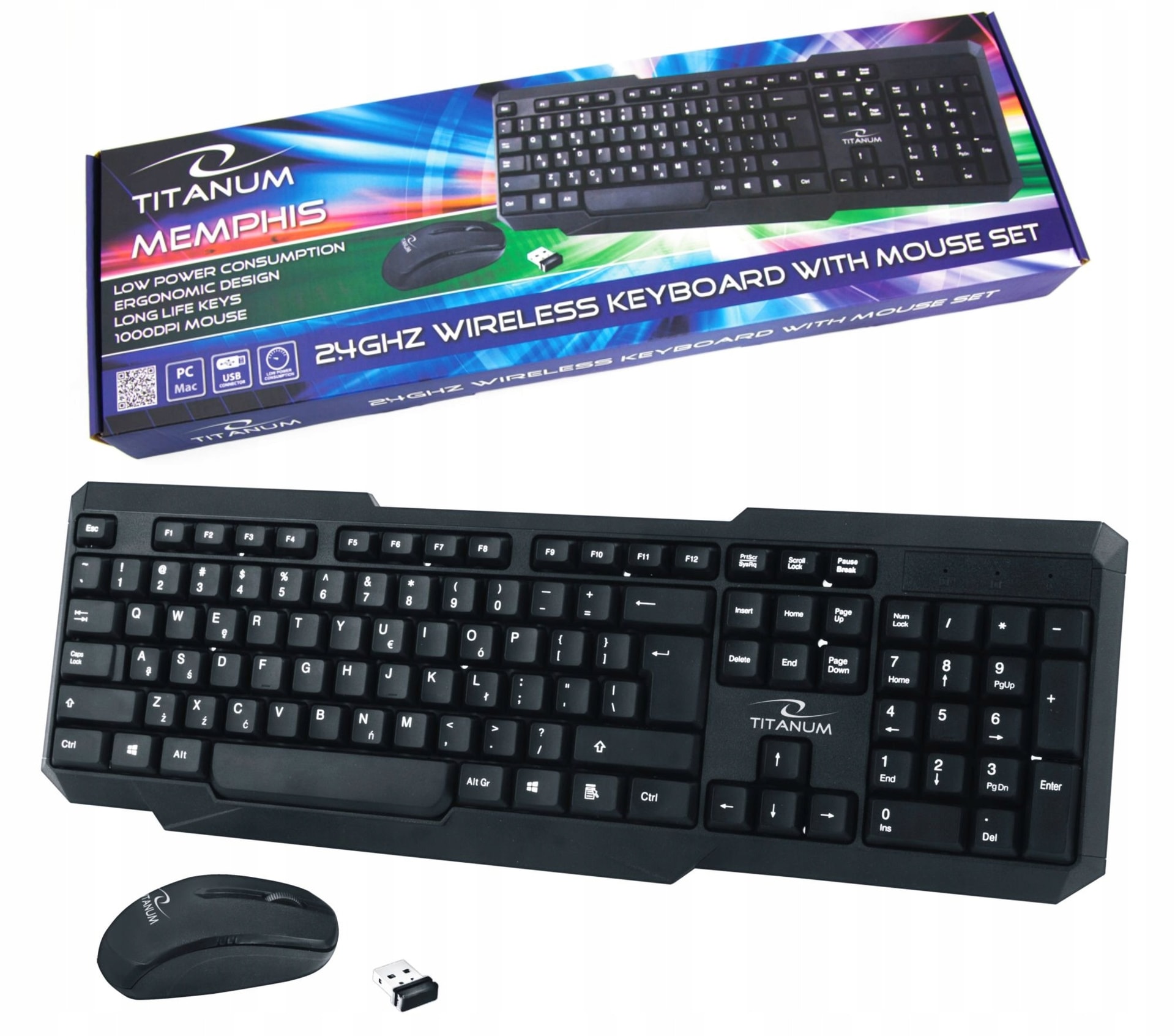 Lenovo 700 Modern - Wireless Keyboard and Mouse Combo US English