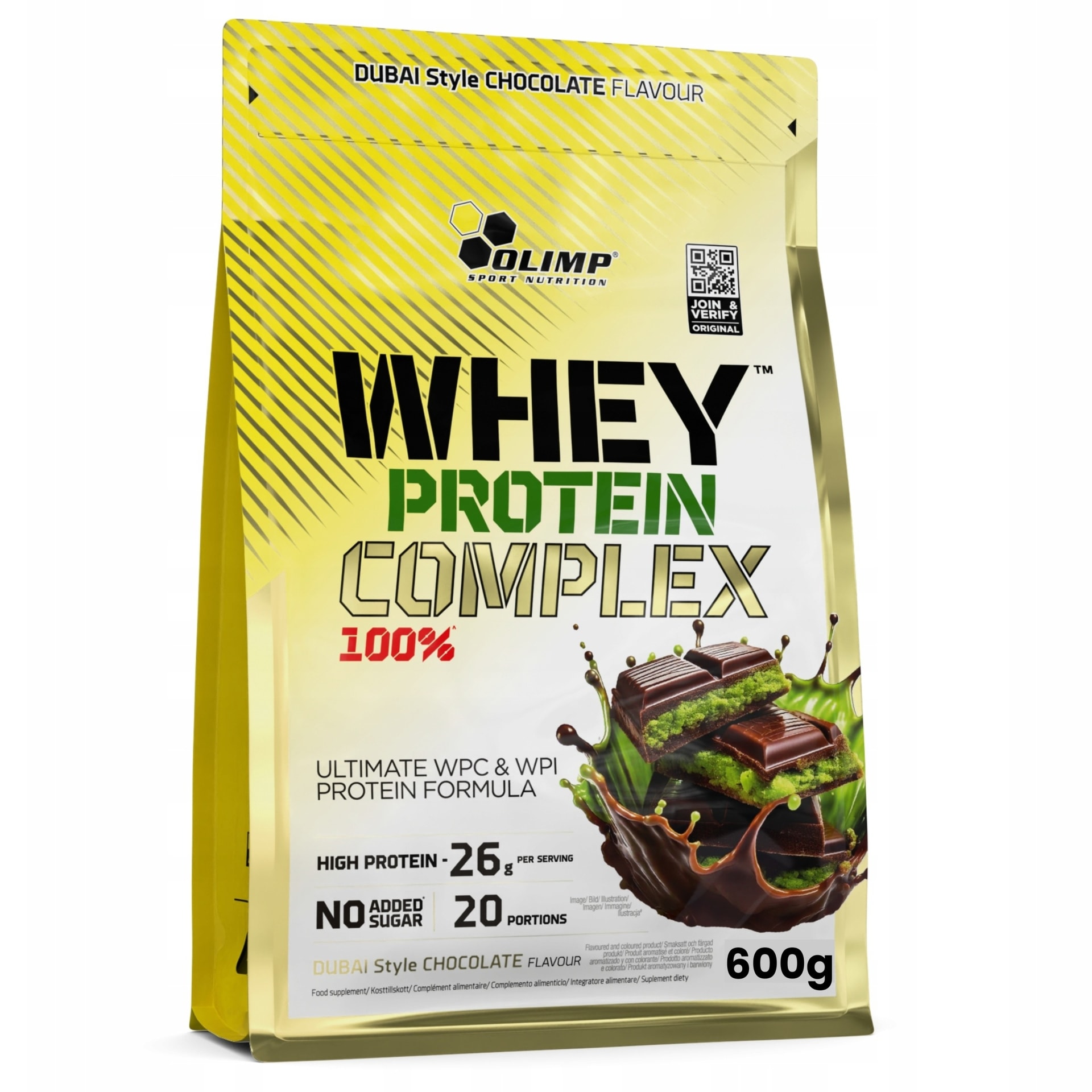 WHEY PROTEIN Dubai Style - Whey protein 600g for athletes
