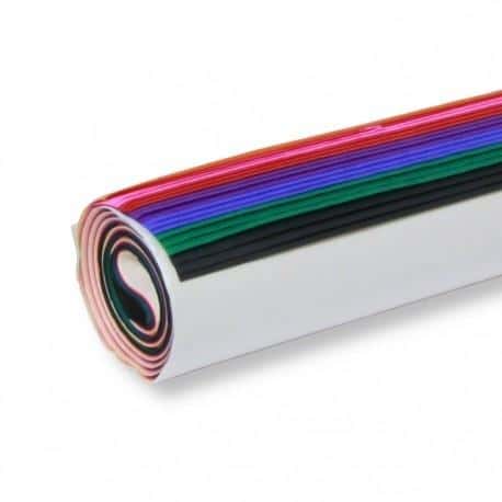 Polsirhurt Smooth colored tissue paper 50x70cm 30 sheets MIX - ideal for creative projects