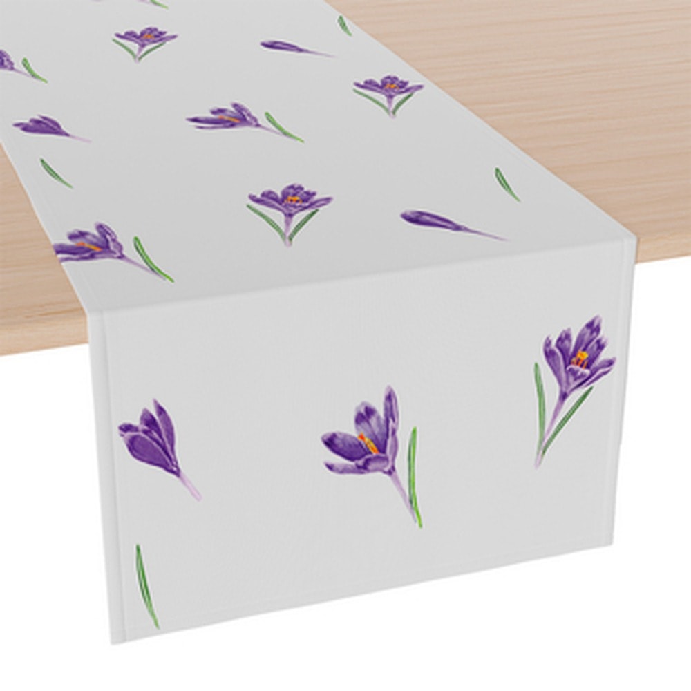 Crocus Runner - a spring accent for your table