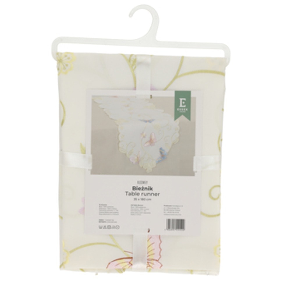 Bloomfly Embroidered Runner - Elegance for Your Table