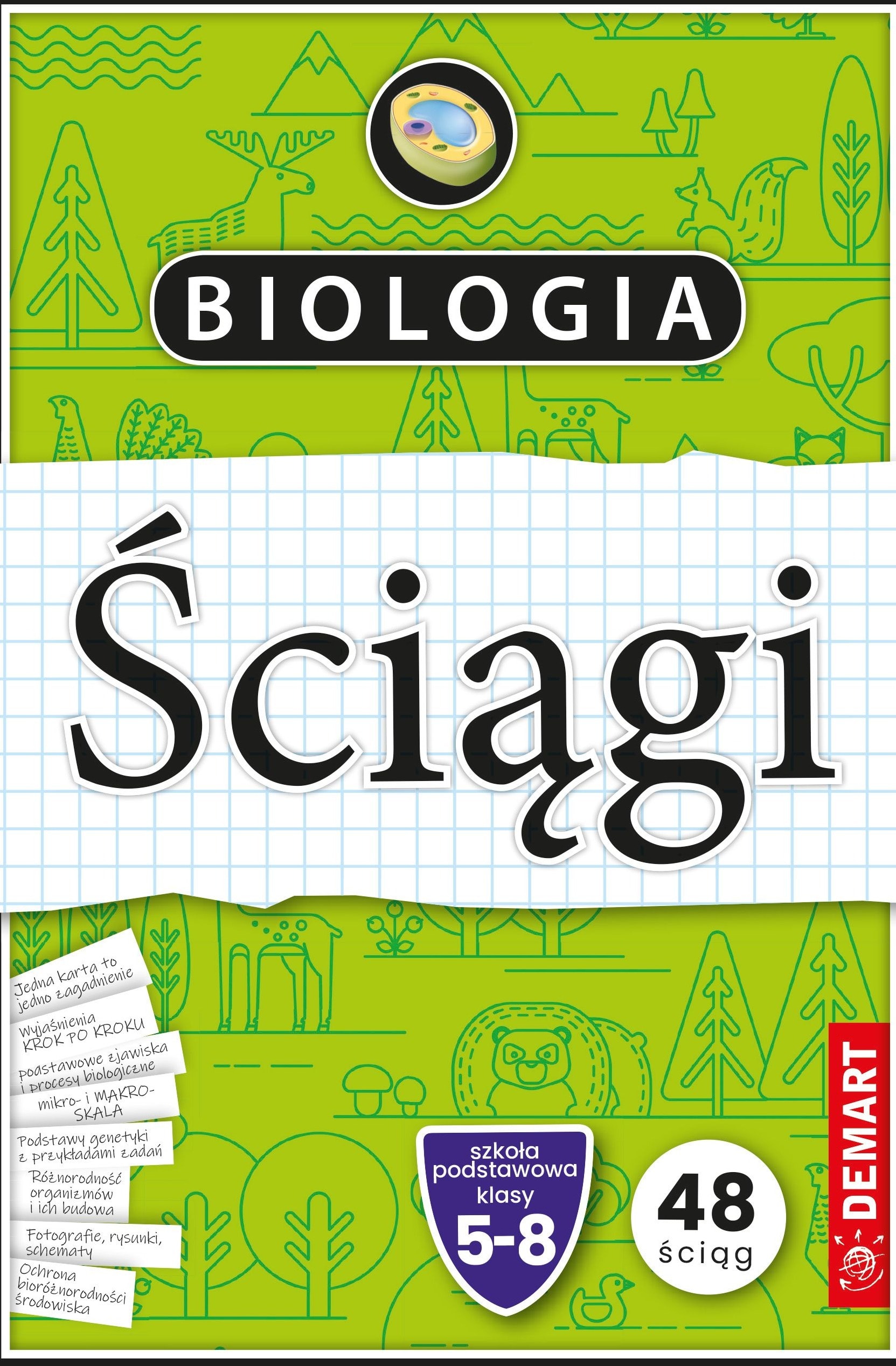 Biology Educational Cheat Sheets for Grades 5-8 - ideal for learning
