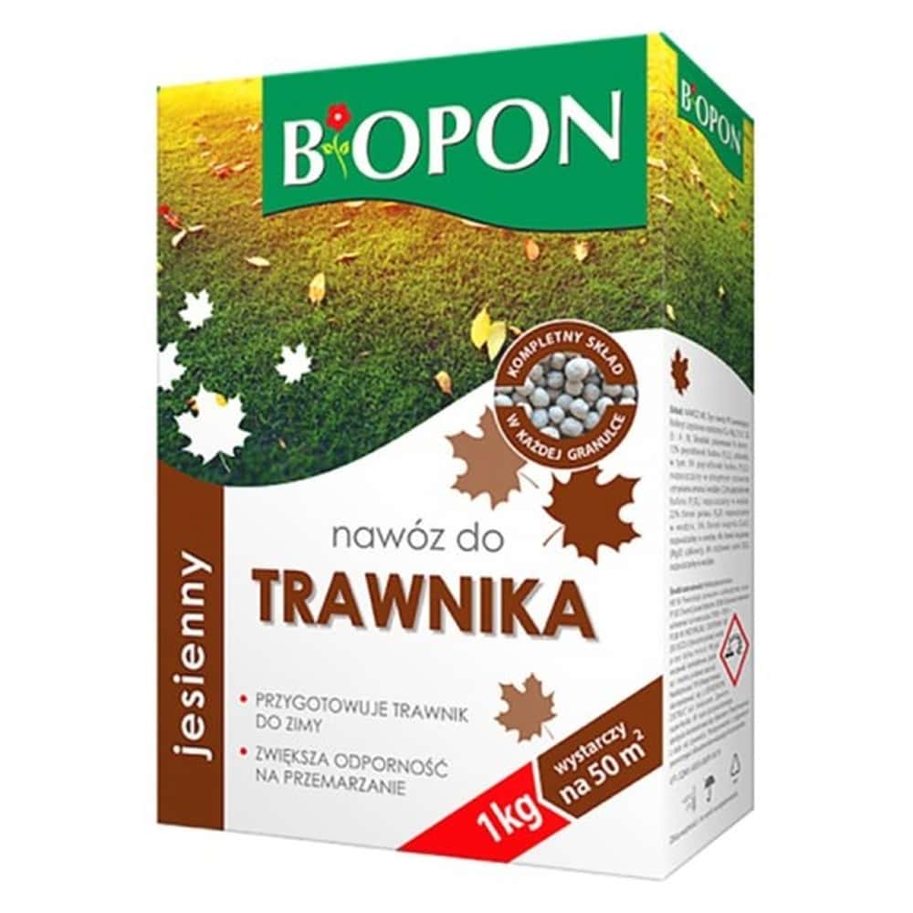 Biopon Autumn Lawn Fertilizer - Granules 1 kg for strong lawn