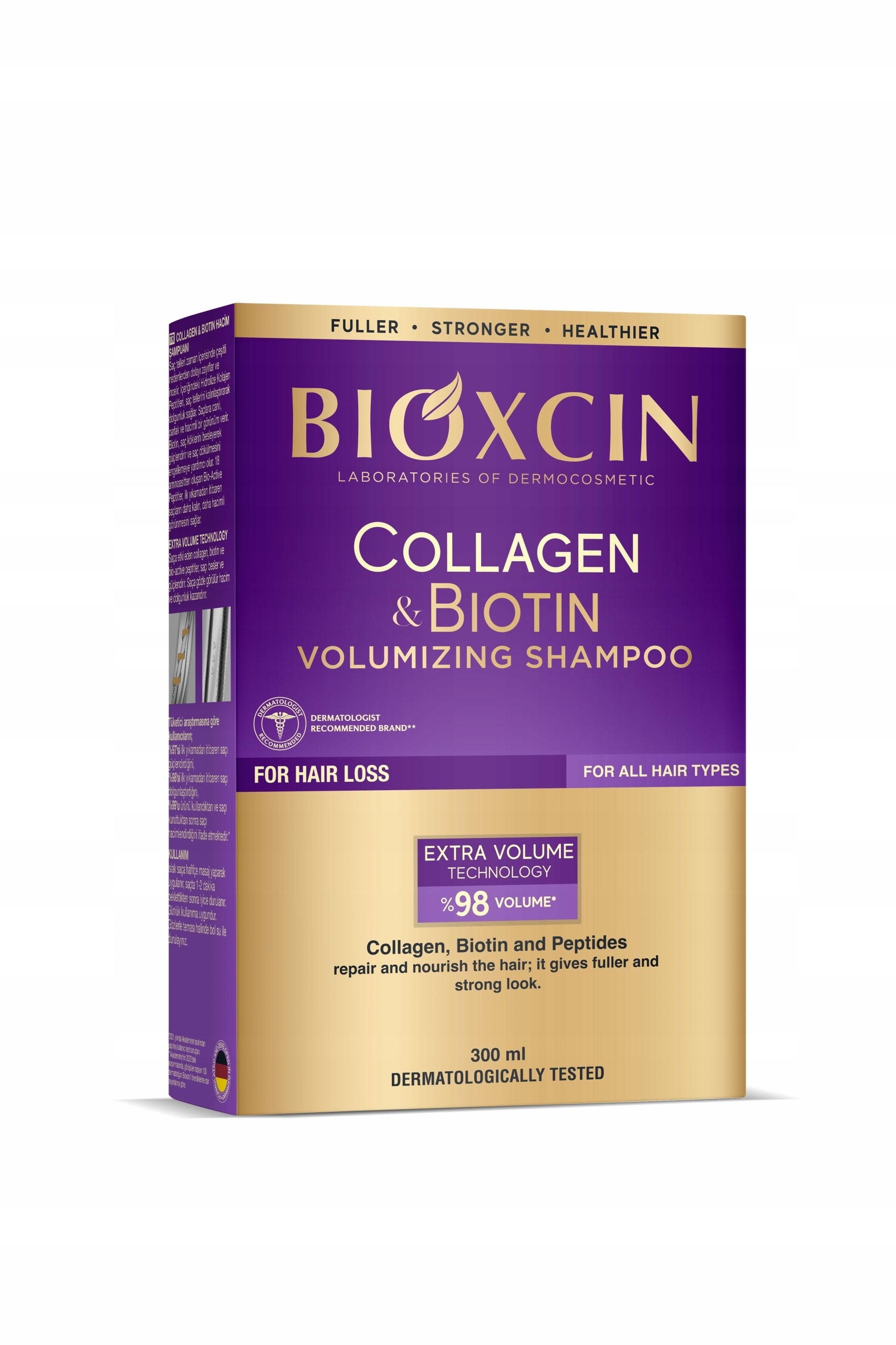 BIOXCIN Szampon do Włosów Kolagen i Biotyna 300ml