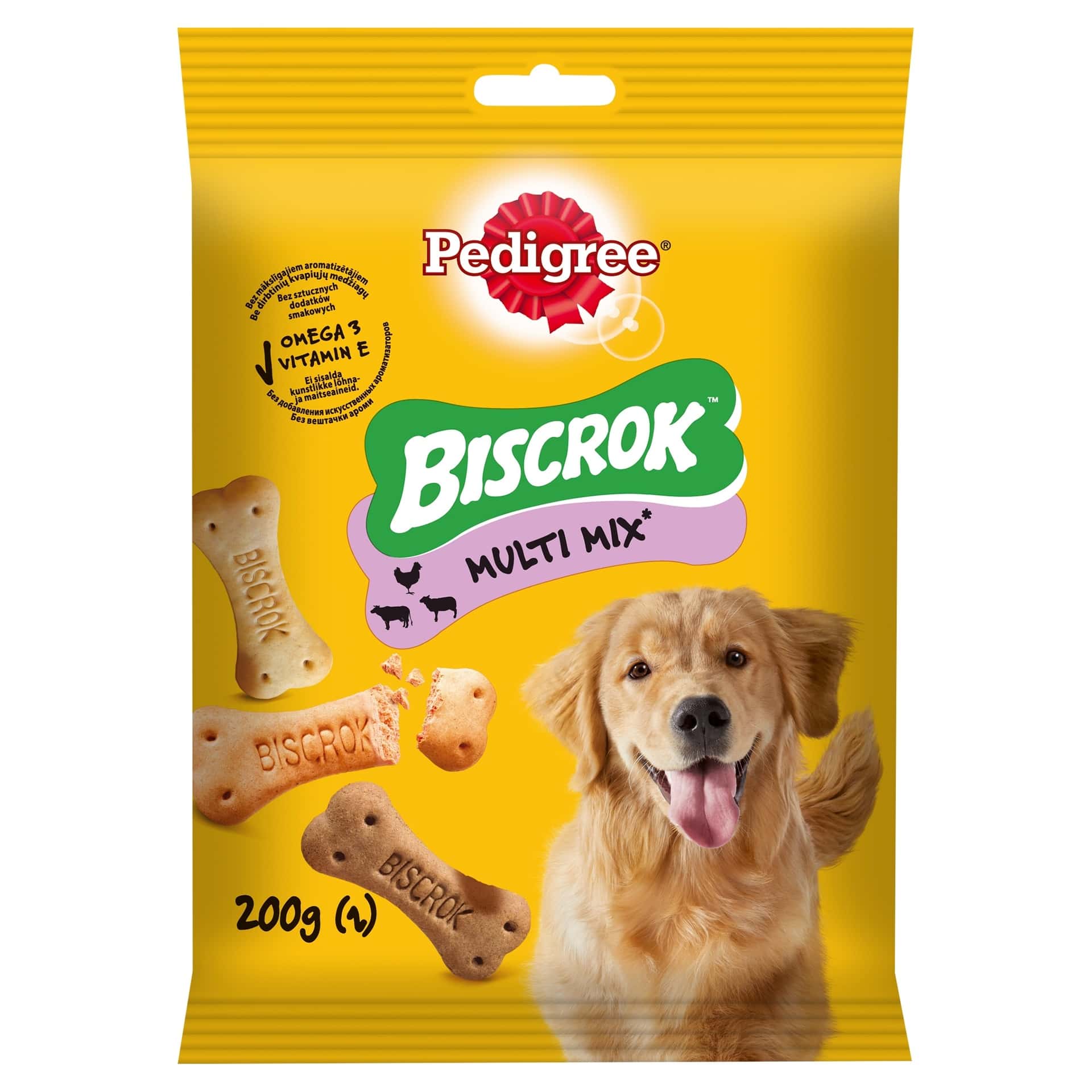 Pedigree Multi Biscrok - Dog biscuits 200g - perfect as a reward
