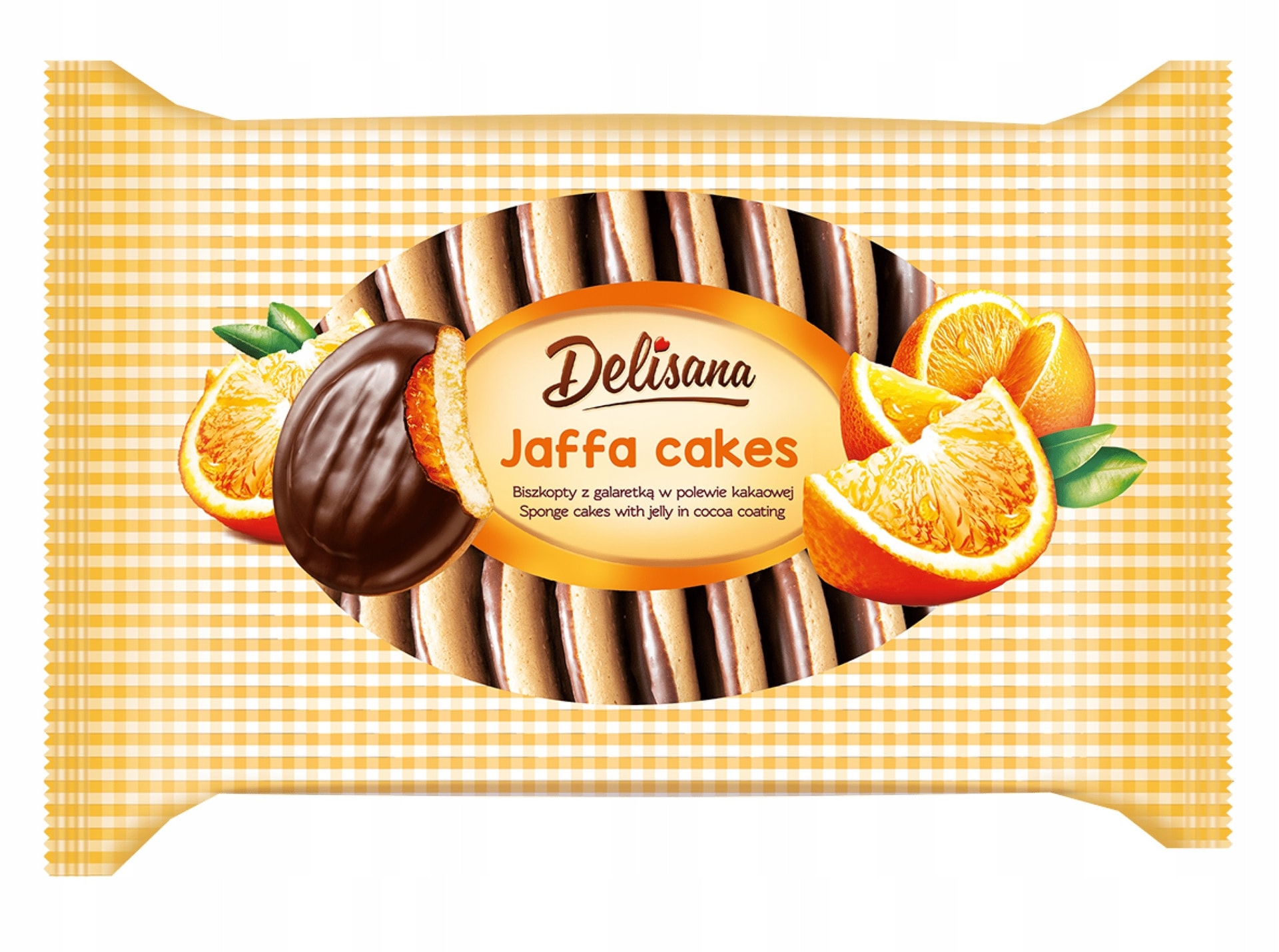 Sponge cake with jelly and chocolate - Sweet moment of pleasure