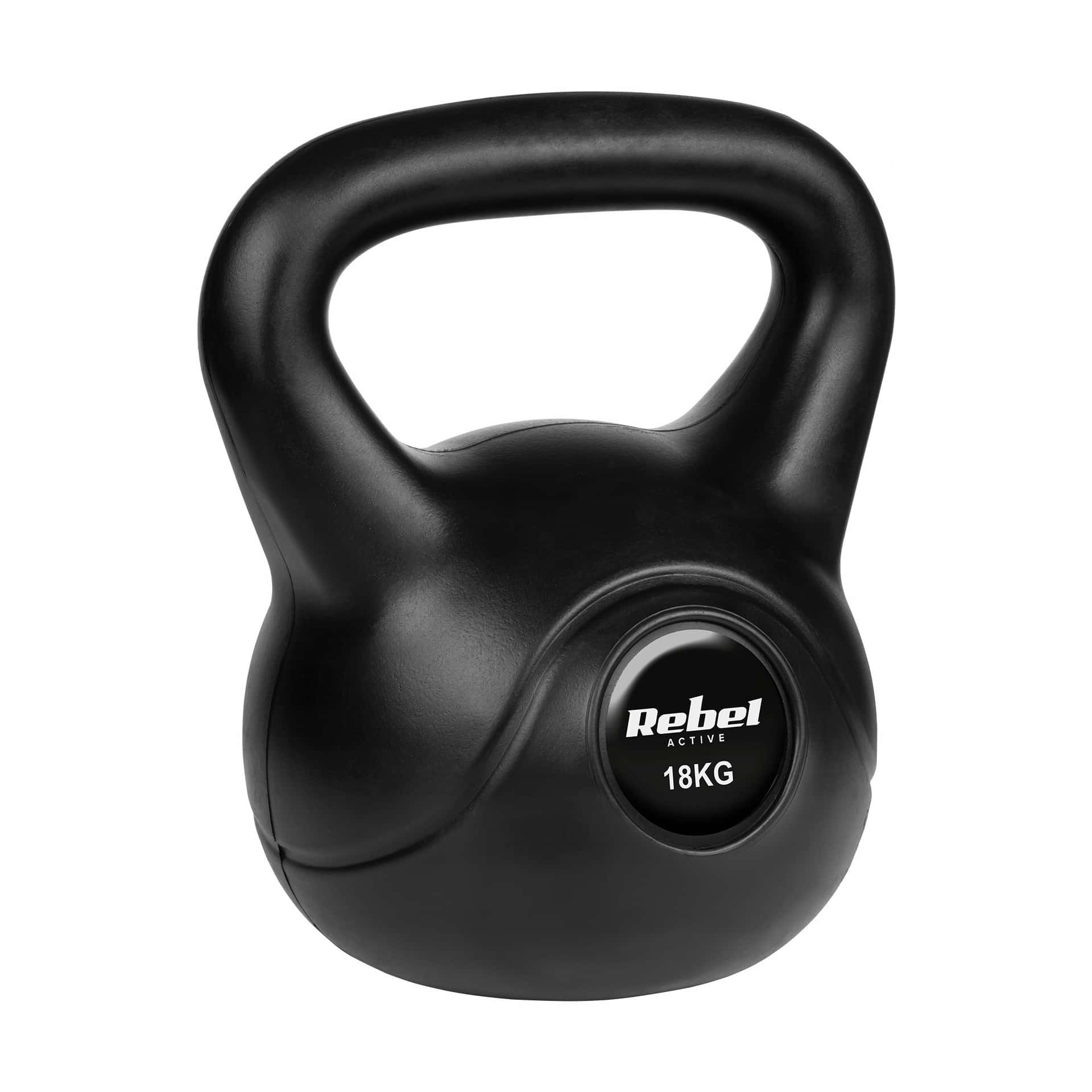 Rebel Active Bituminous Kettlebell 12 kg - ideal for strength training
