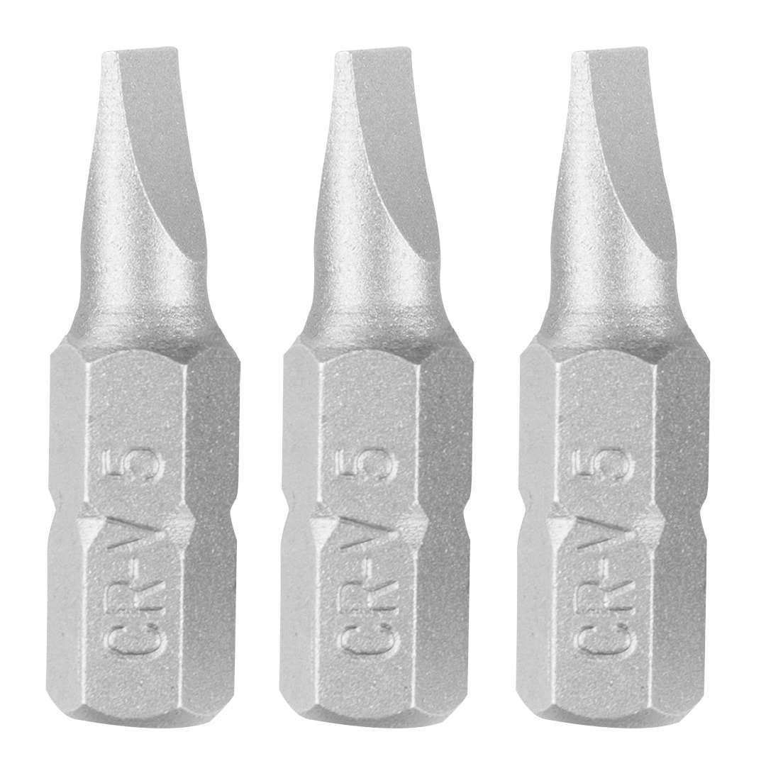 GRAPHITE Slotted Bits SL5 x 0.8 x 25 mm, 3 pcs - reliable tool for your work