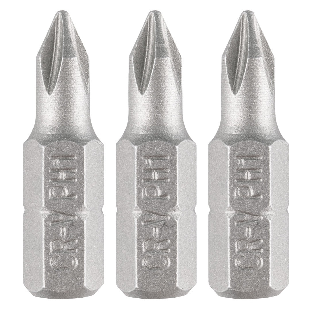 GRAPHITE Bits PH1 x 25 mm, 3 pieces - reliable tool