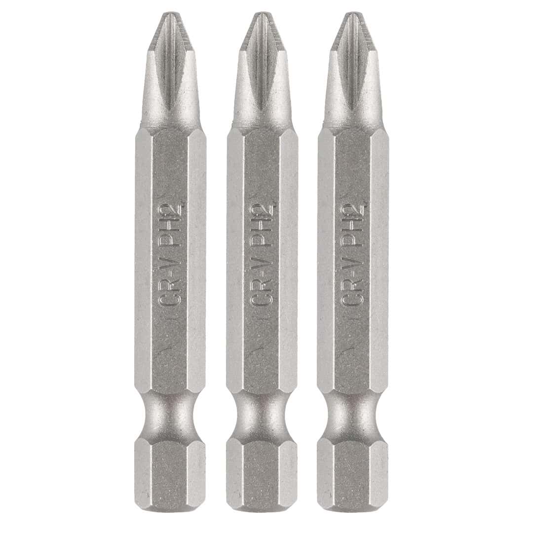 GRAPHITE PH2 Bits 50 mm, 3 pieces - reliable tool for your workshop