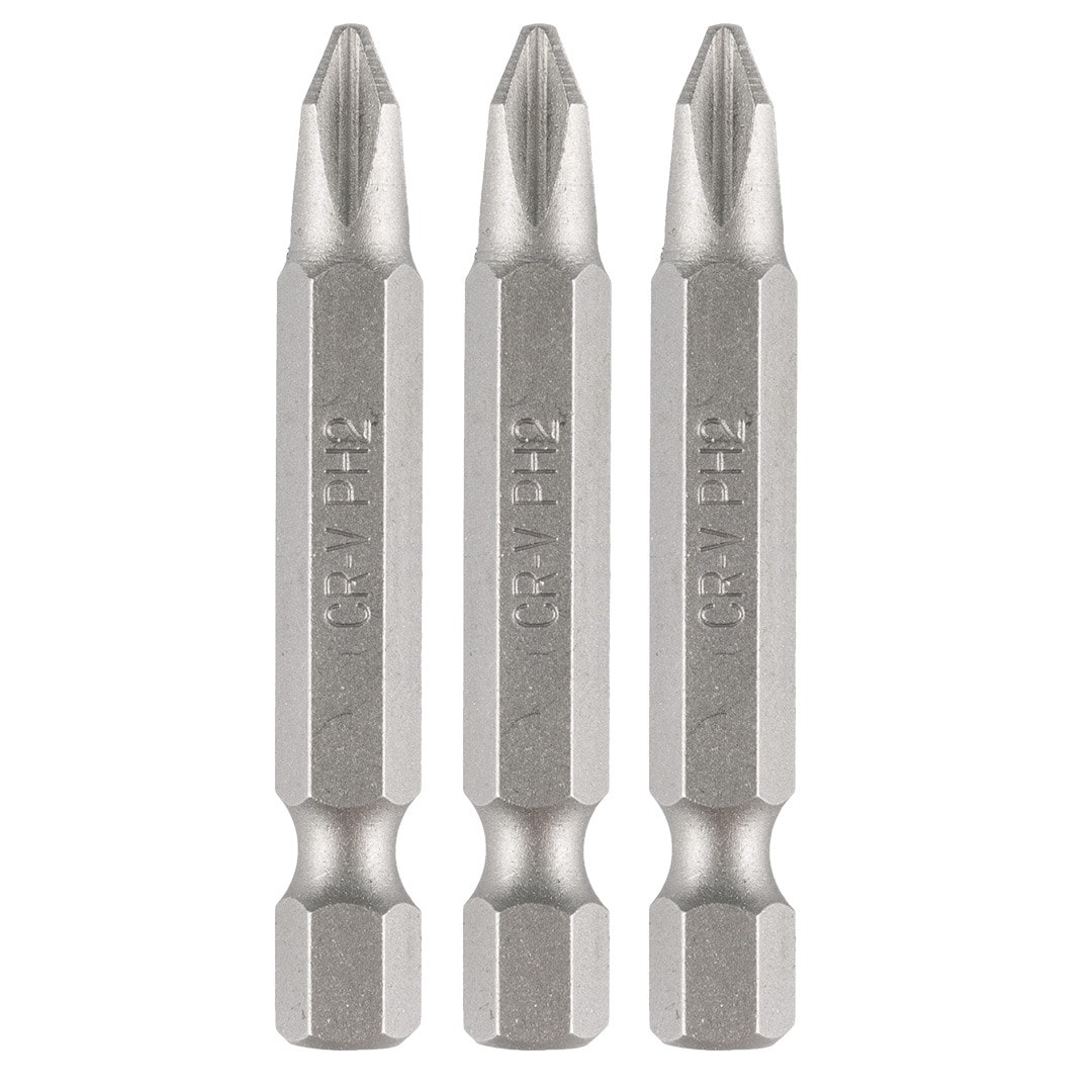 GRAPHITE PH2 Bits 50 mm, 3 pieces - reliable tool for your workshop
