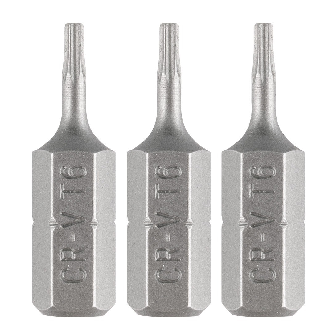 GRAPHITE Torx T6 Bits 25 mm - 3 Pieces Set