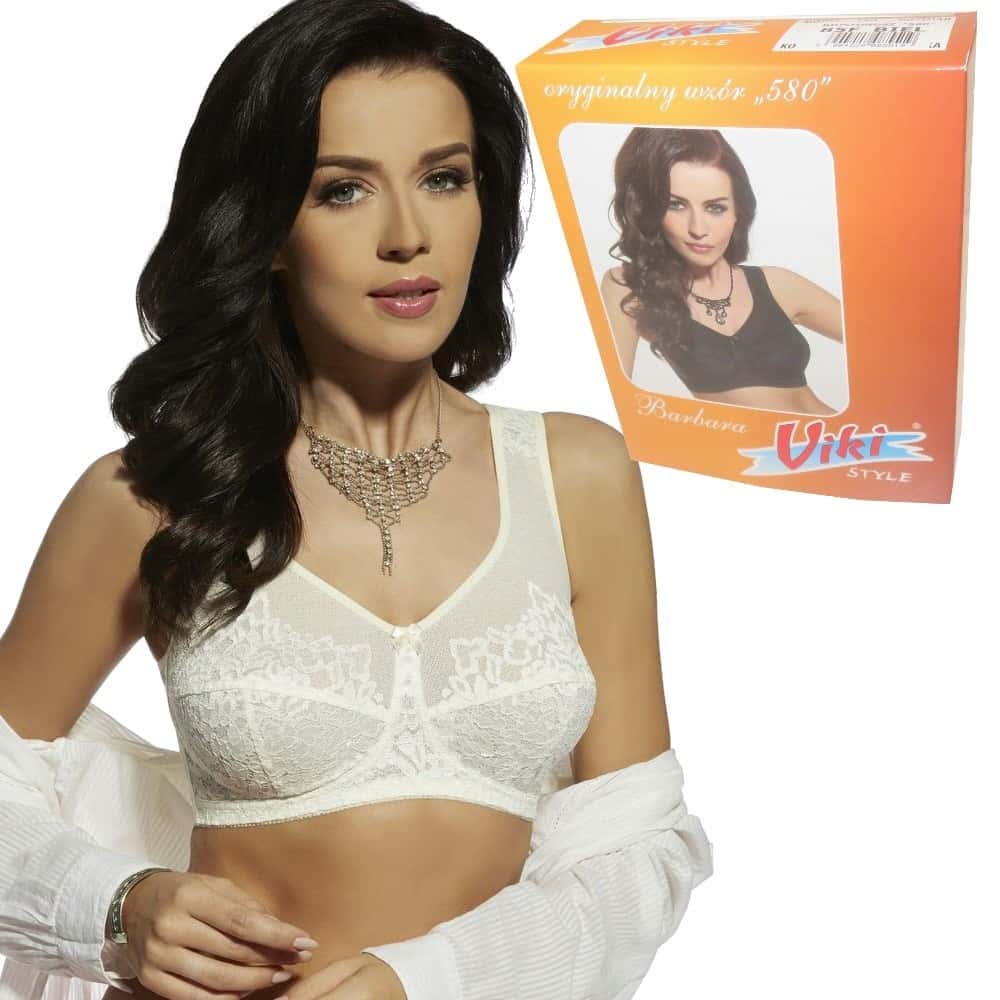 Soft Bra 100C White - Comfort and gentle support