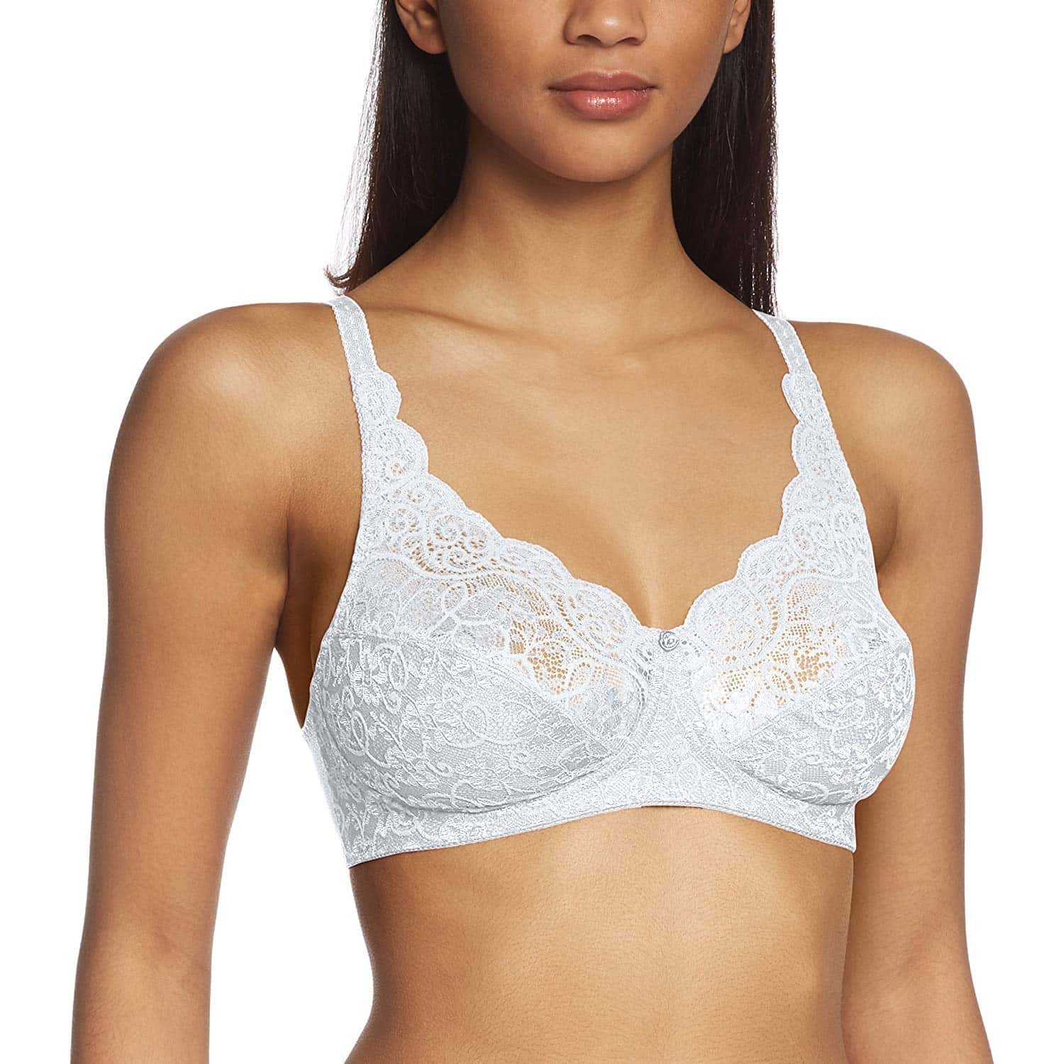 Soft Bra White 75C - Comfort and Elegance