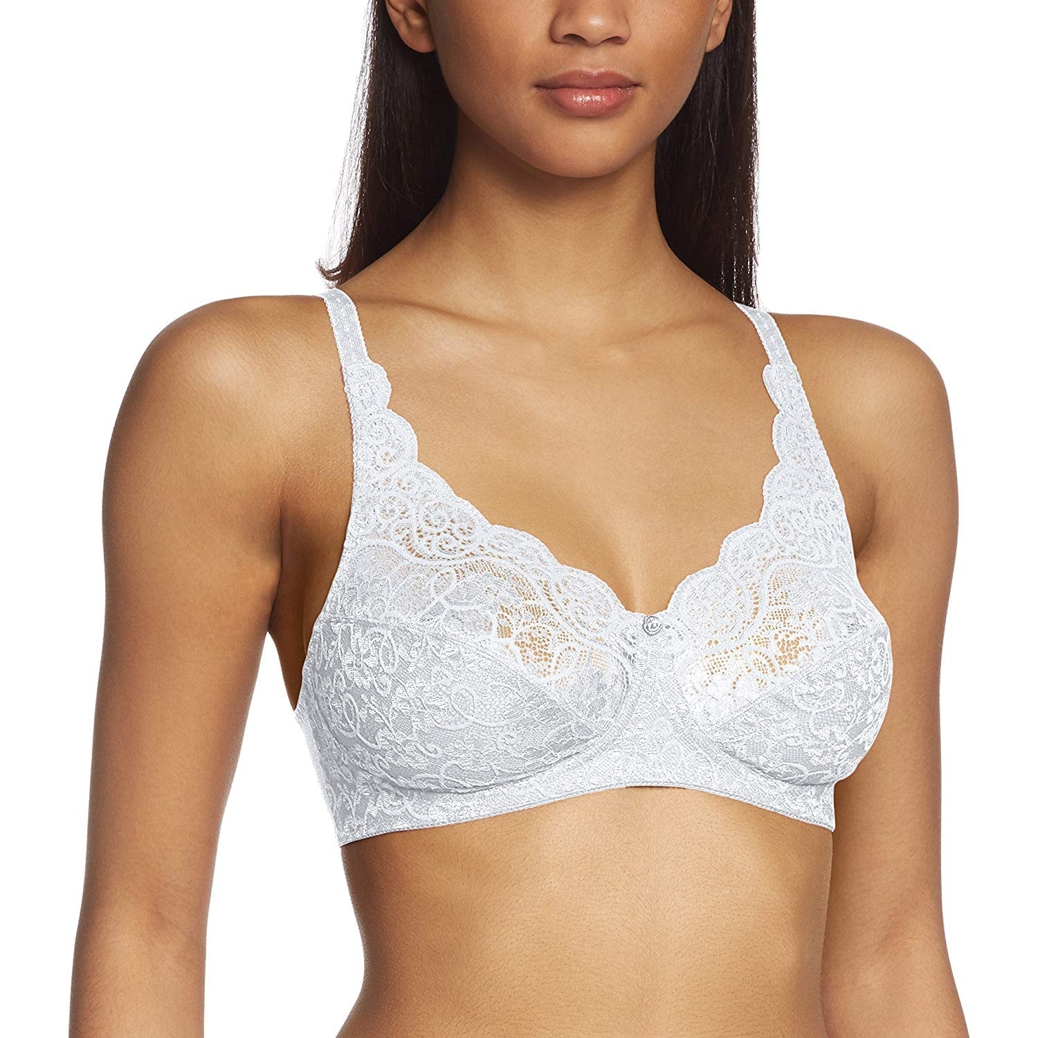 Soft Bra White 75C - Comfort and Elegance