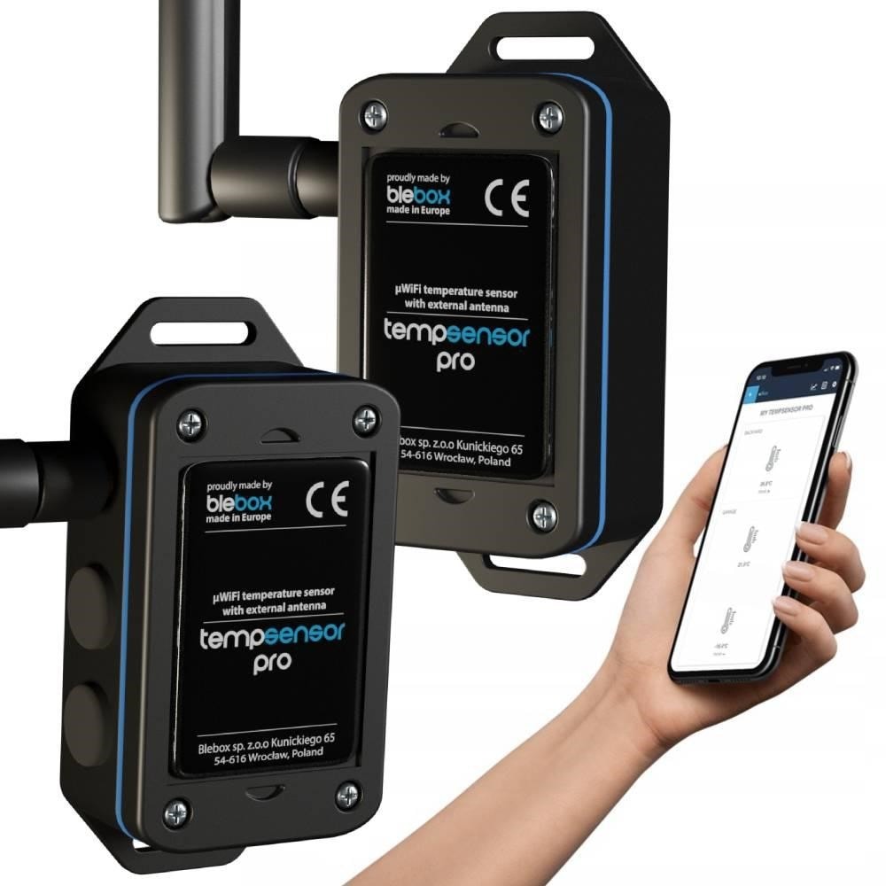 Blebox tempSensor pro V2 - I/O WiFi Module with External Antenna