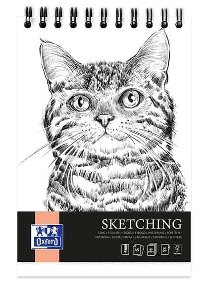 Oxford Artistic Sketch Block A5 - 80 sheets ideal for sketching