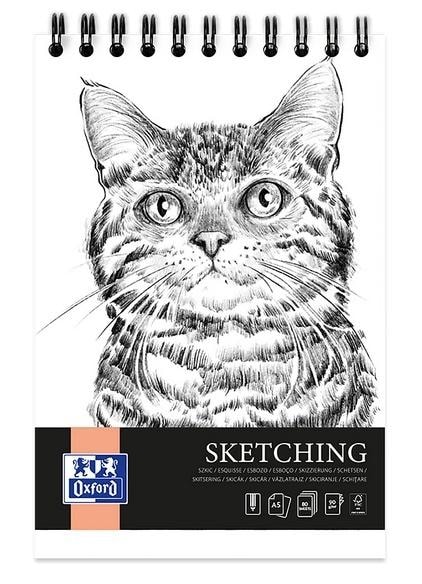 Oxford Artistic Sketch Block A5 - 80 sheets ideal for sketching