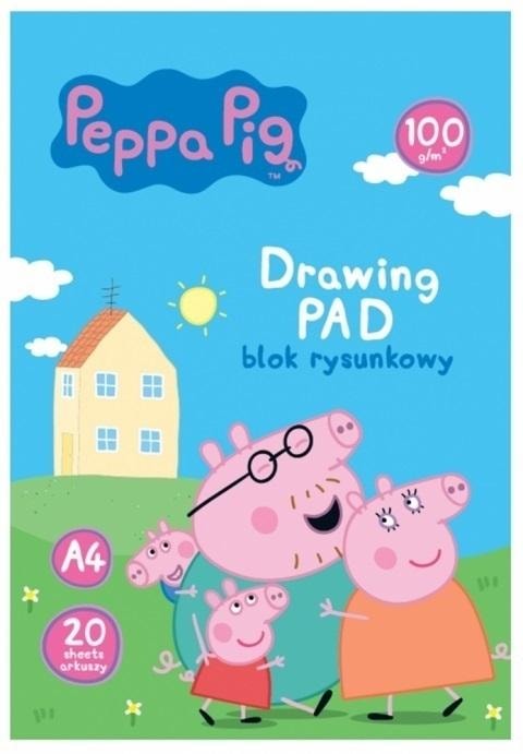 Peppa Pig A4 Drawing pad 20 sheets - ideal for little artists