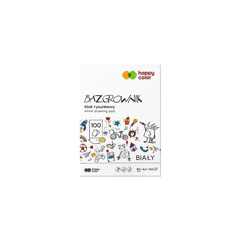 Happy Color Drawing pad Bazgrownik A4 100 sheets - ideal for drawing