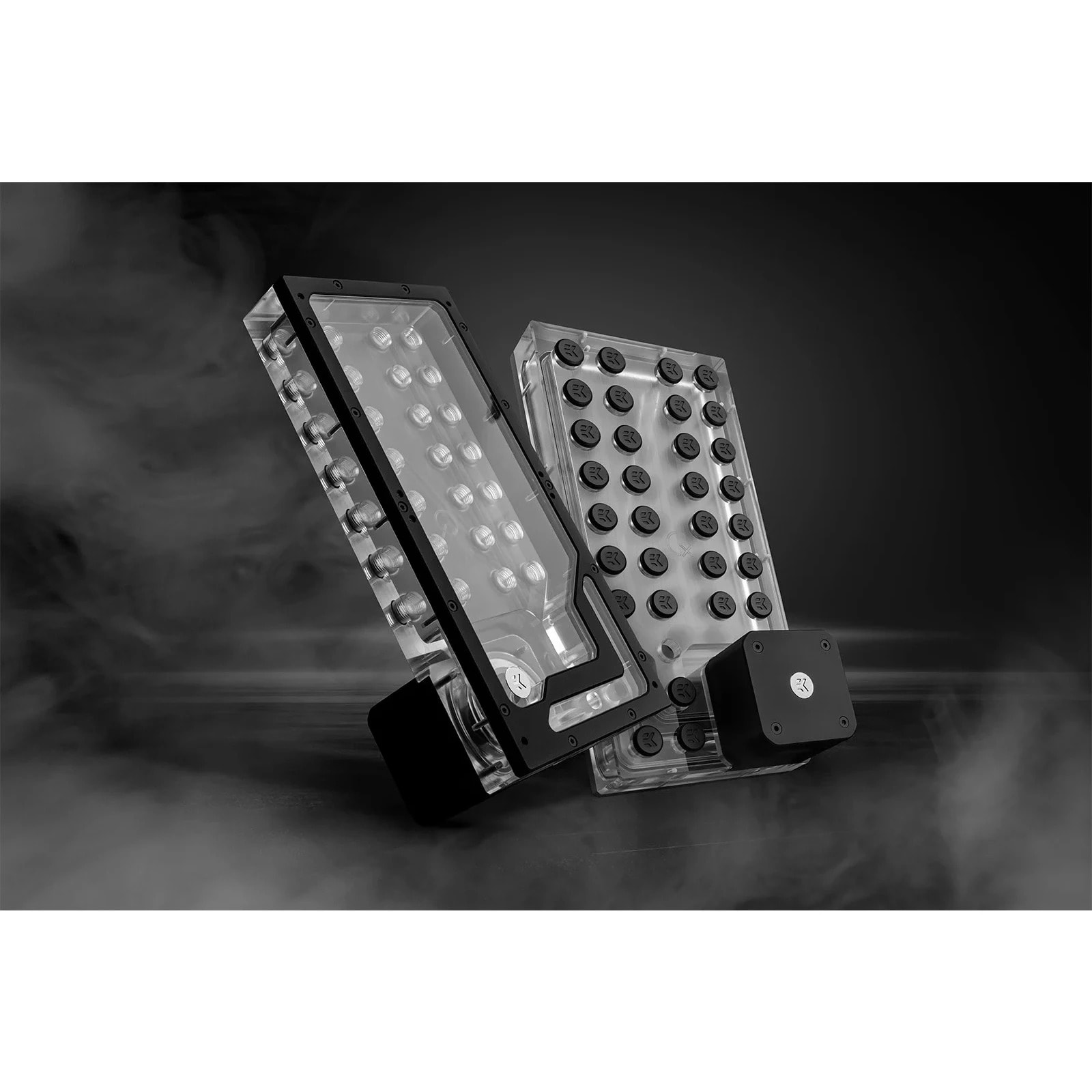 EK Water Blocks EK-QuantumX Loophole Distroplate D5 PWM - black