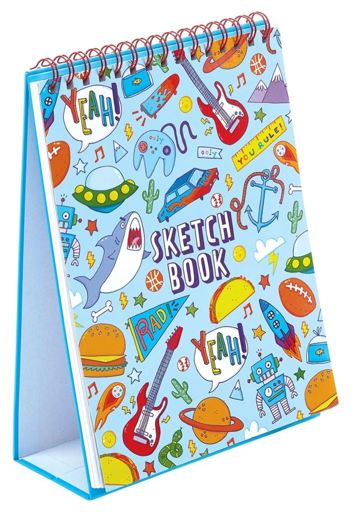 Ooly Sketchbook with stand - Scribbles from notebooks for young artists