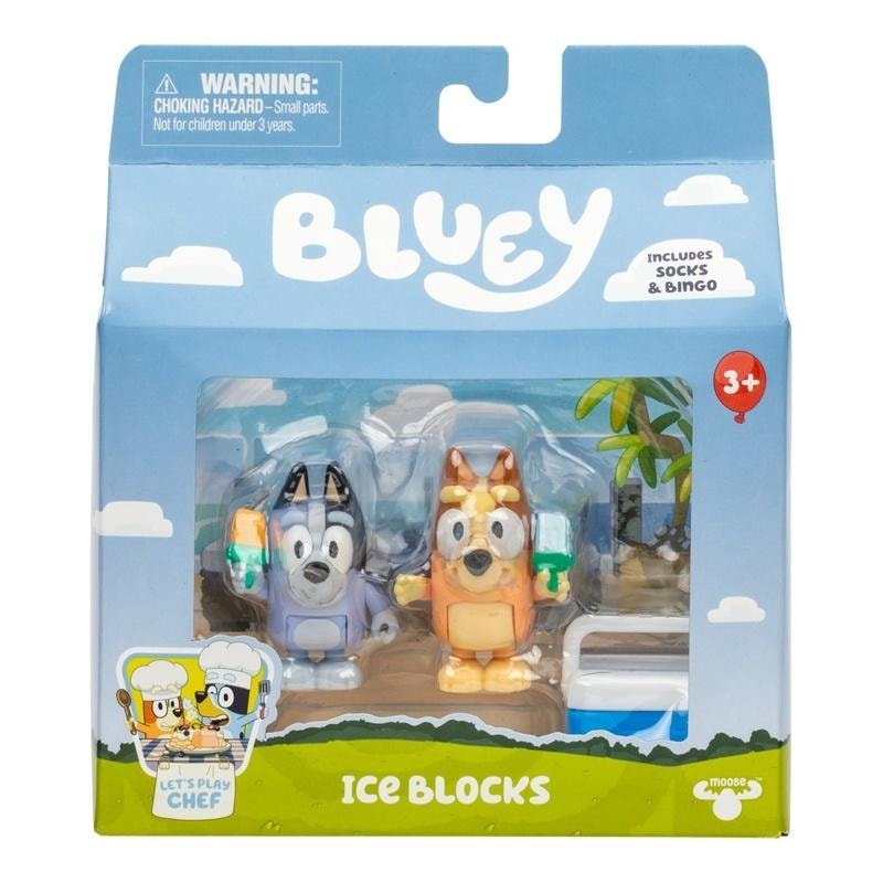 Bluey Figures Ice Cream 2-pack - figure set with accessories