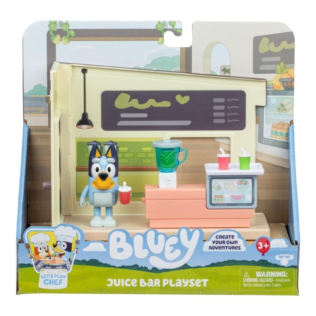 Bluey Mini Juice Shop Set - create your own juice stand!