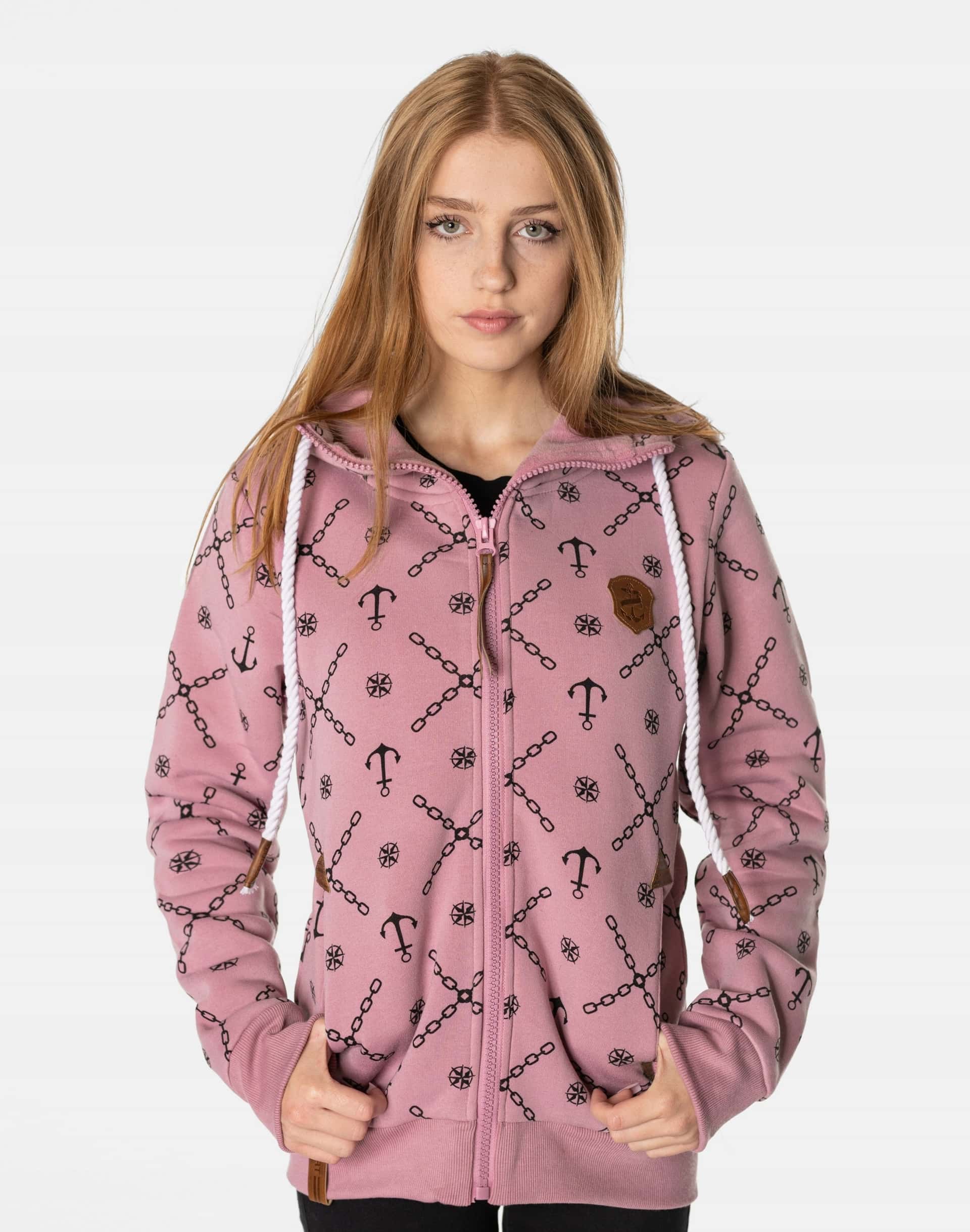 Women's zip-up sweatshirt with long sleeves XXL - perfect for everyday wear