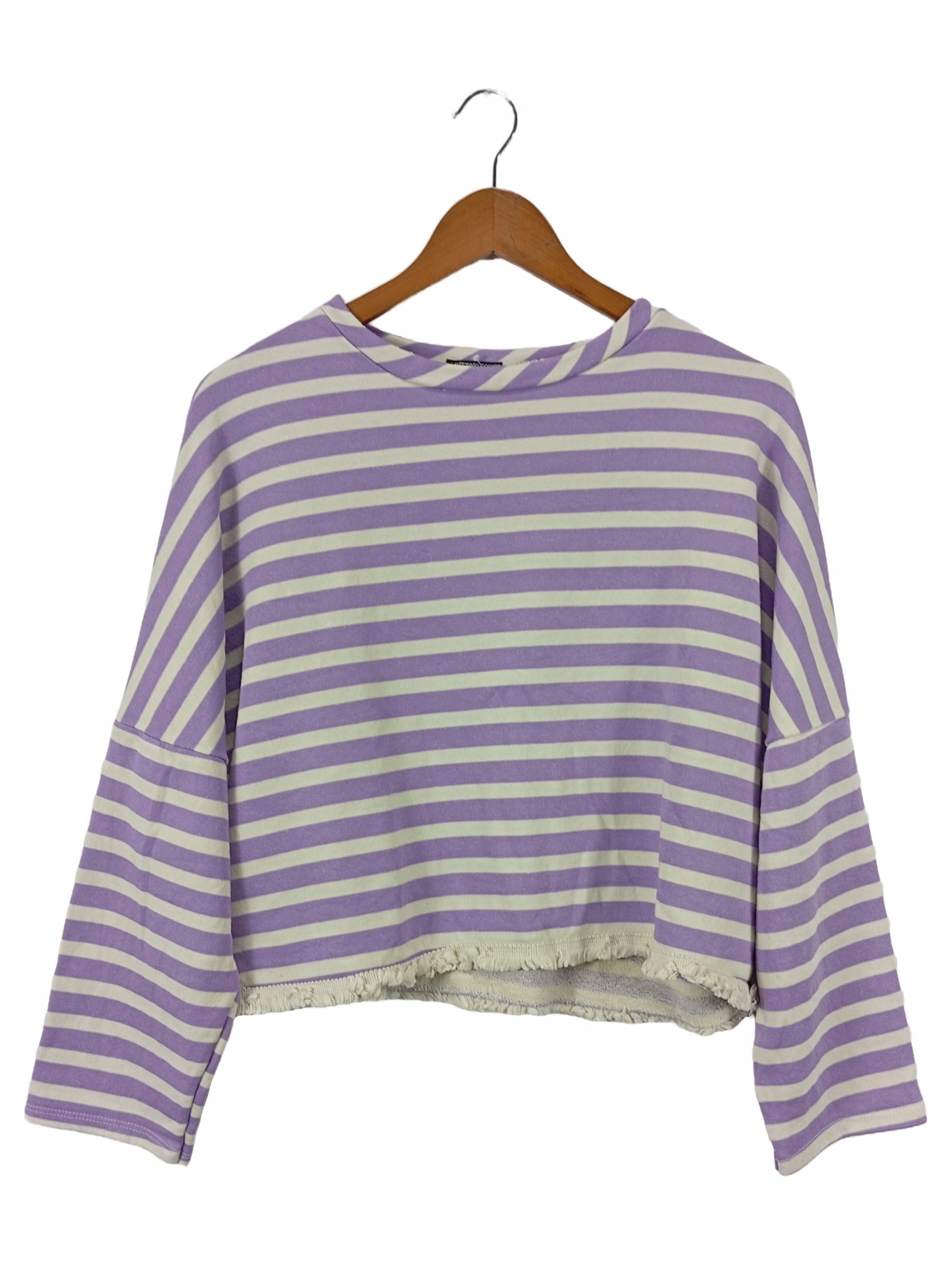Women's striped blouse white-purple XS - perfect for everyday wear