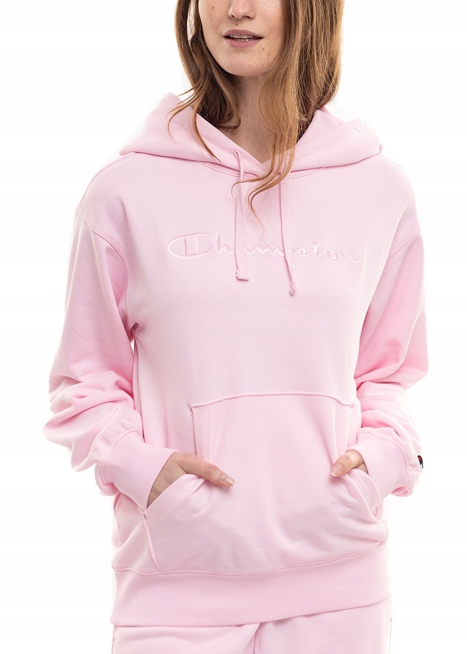 Champion Women's hoodie with hood pink - perfect for everyday