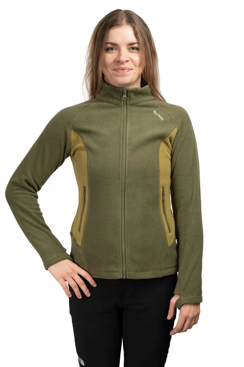 Naturehike Women's Fleece Sweatshirt Green M - ideal for trekking
