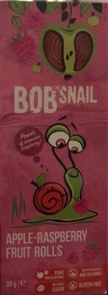 Bob Snail Apple Raspberry Roll 30 g - healthy fruit snack