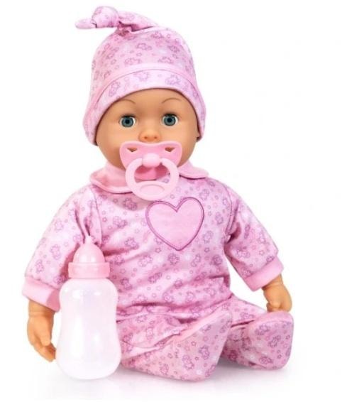 Bayer Design Baby doll first words pink 38 cm
