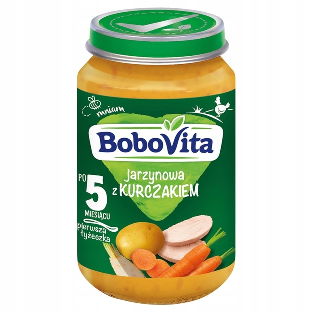 BoboVita Vegetable with Chicken 5m+ - perfect introduction to diet