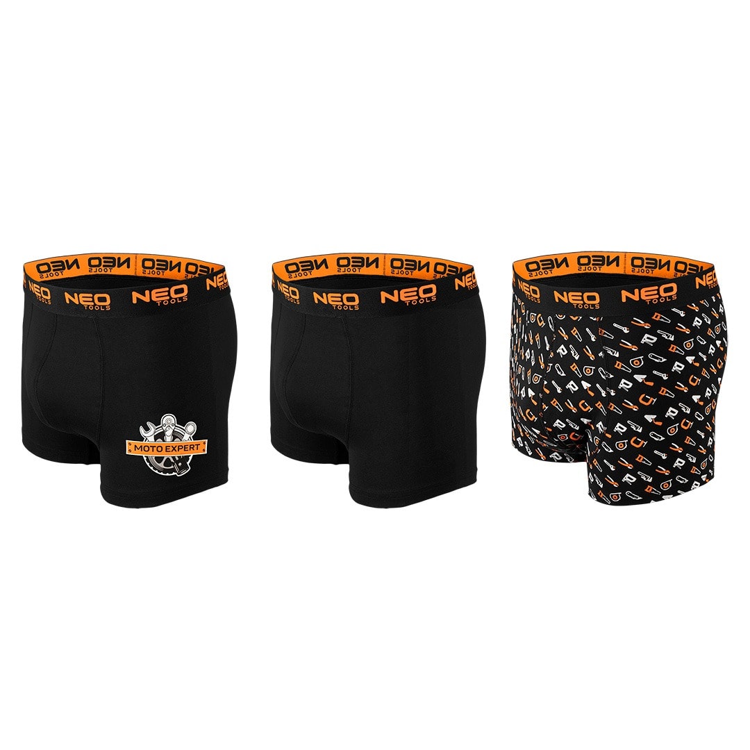 NEO TOOLS Men's basic boxers 3-pack size XL - comfort and style