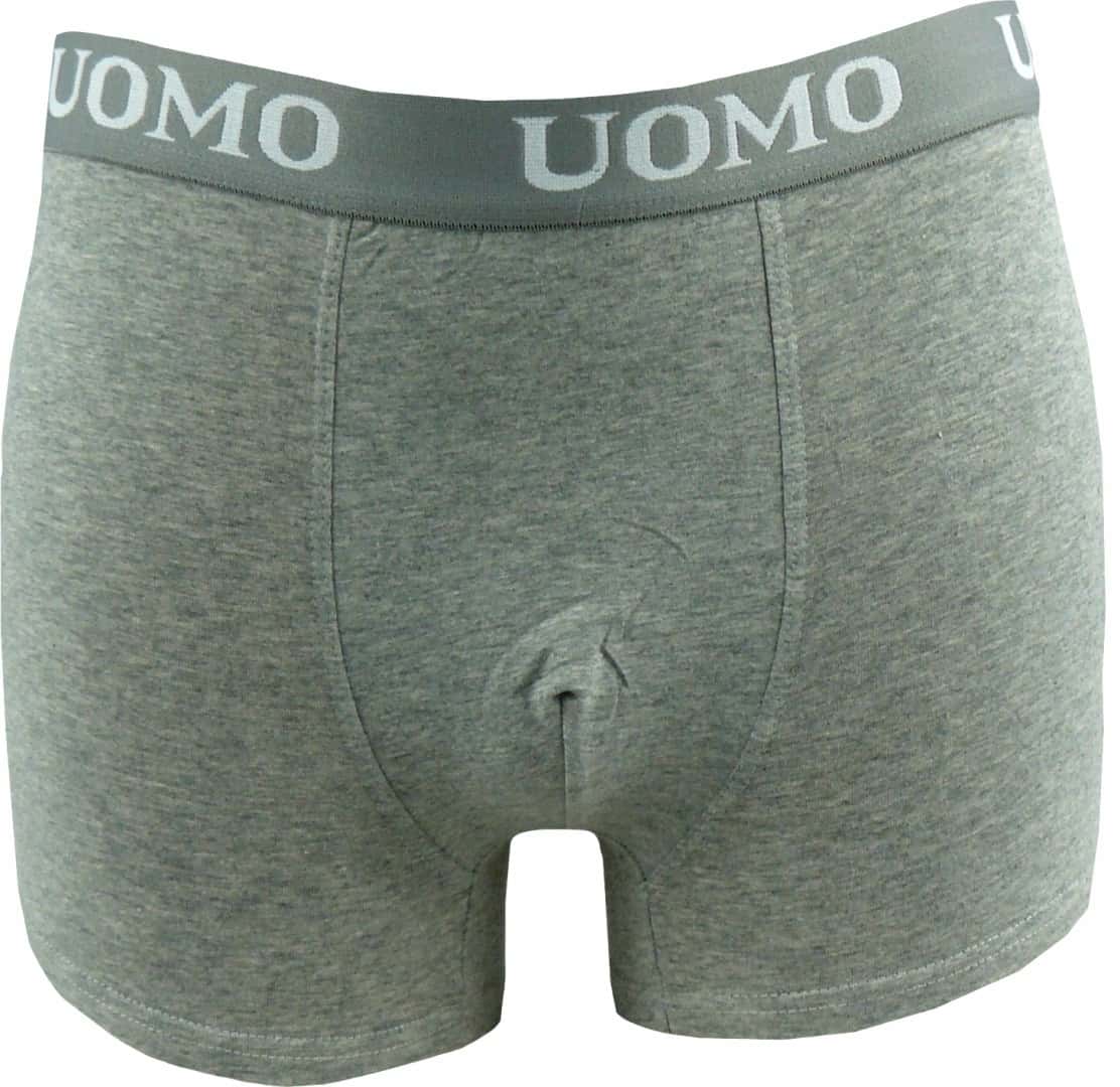 Men's Cotton Boxers Grey Size L - Everyday comfort