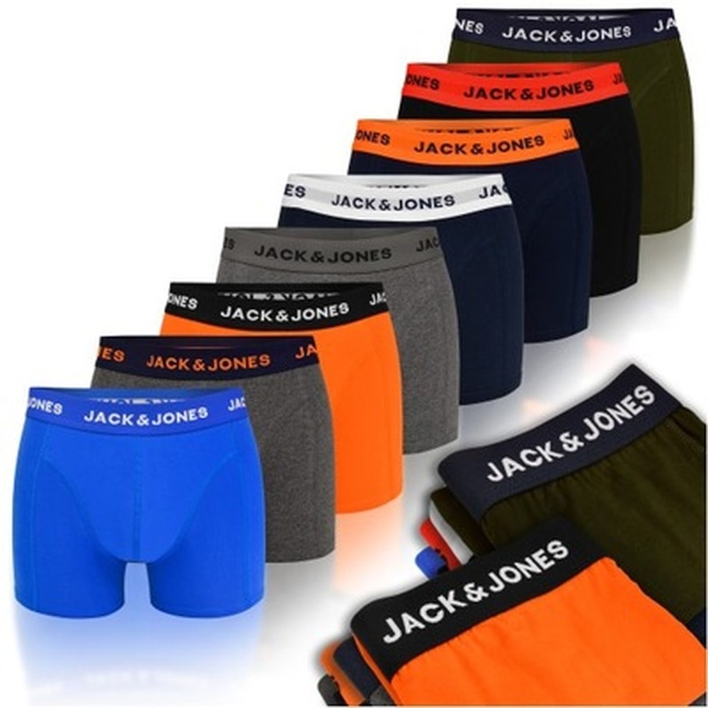 J&J Men's Boxers 3-Pack Navy Blue - Comfort and Style