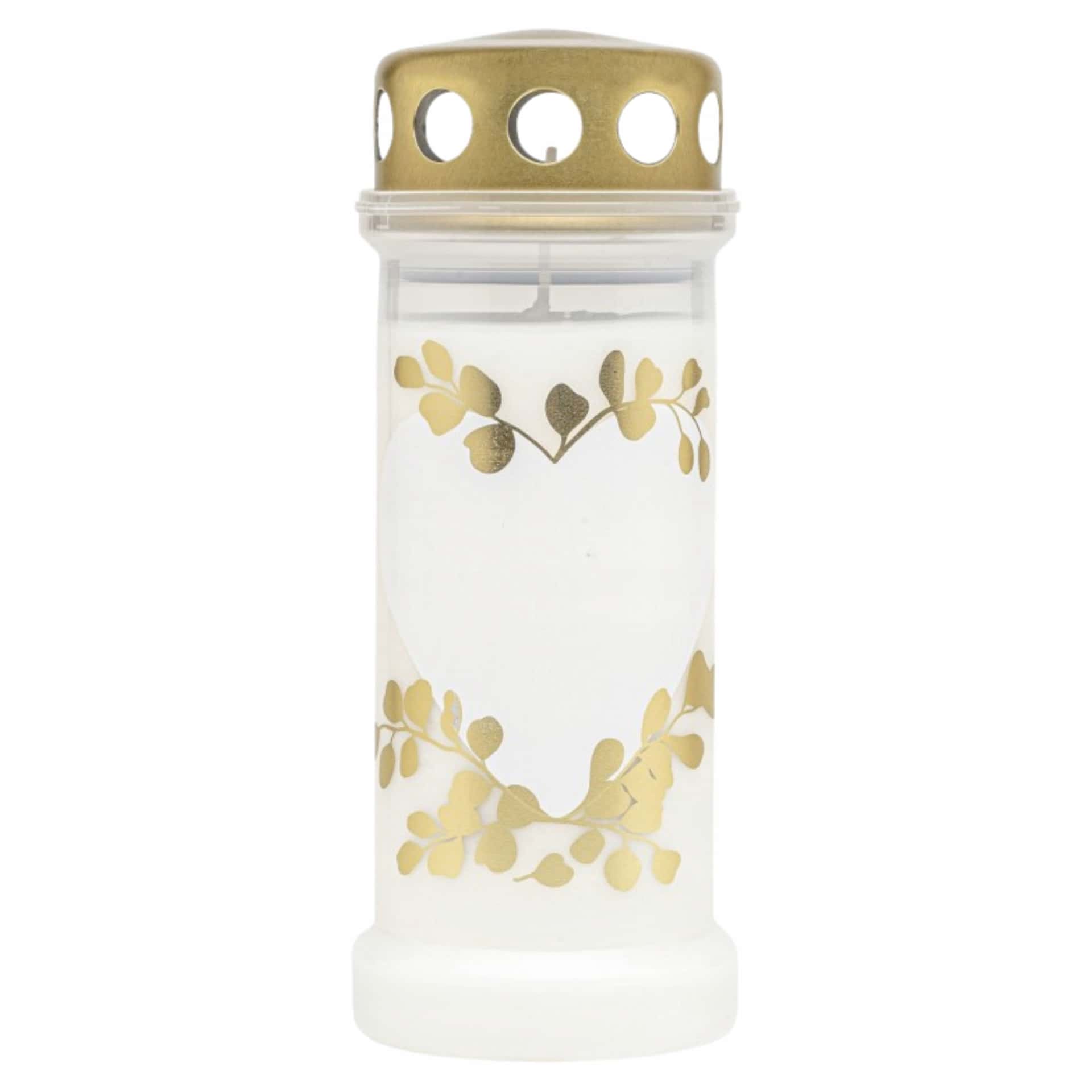 Bolsius Grave Candle Heart No. 6L - Expression of Remembrance and Love