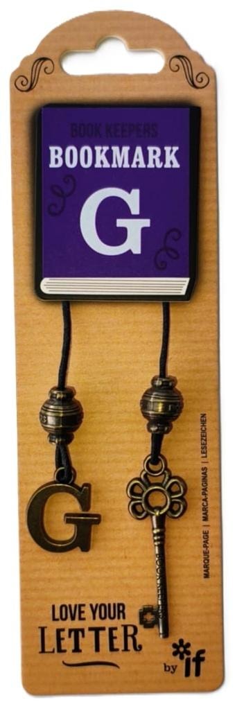 Book Keepers bookmark letter G - elegant accessory